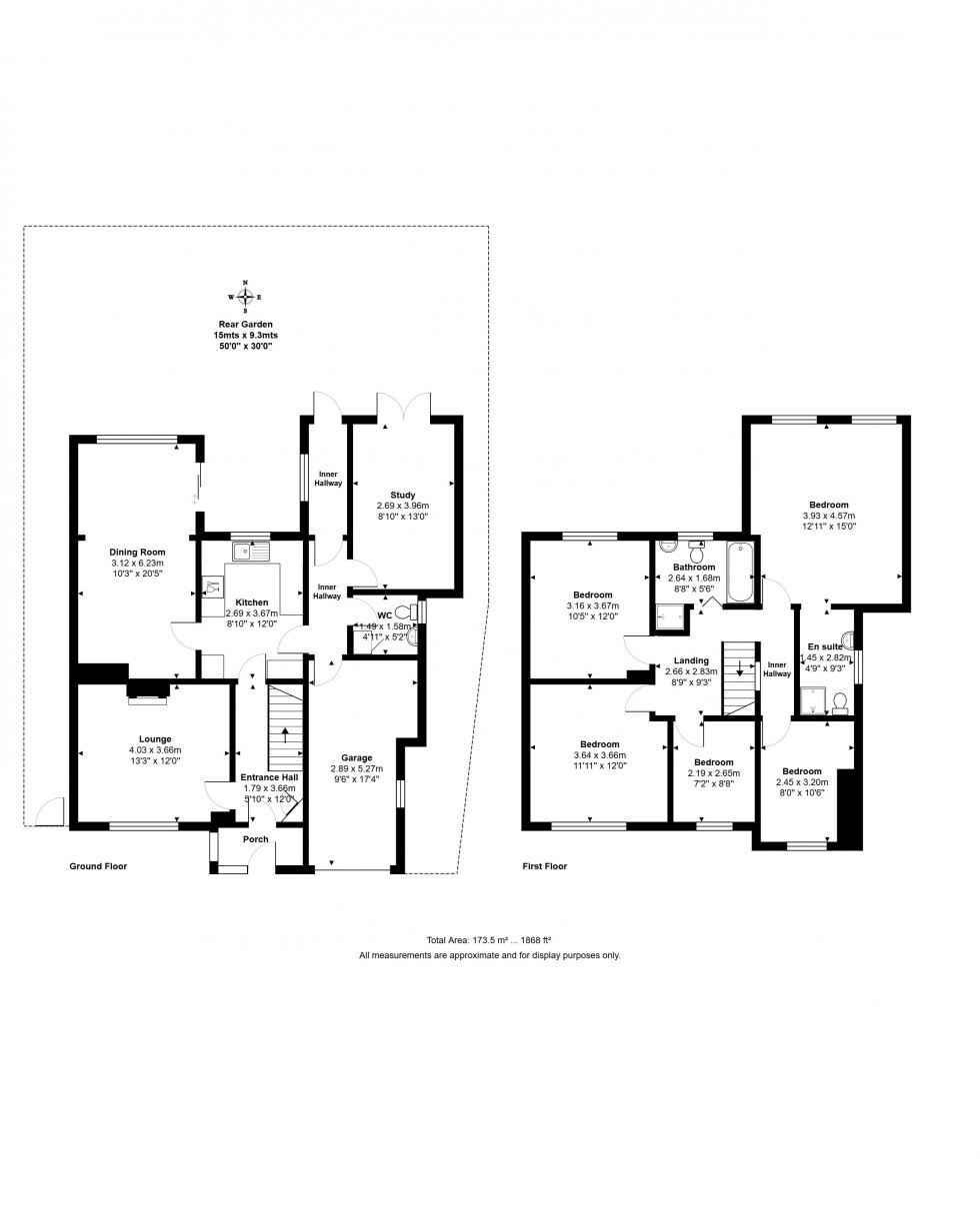 Floorplan for Fontmell Close, Ashford, Surrey